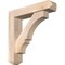 Ekena Millwork Balboa Craftsman Smooth Bracket w/ Offset Brace, Douglas Fir, 5 1/2"W x 24"D x 24"H BKT0604X24X24BOA04SDF - alternate 1